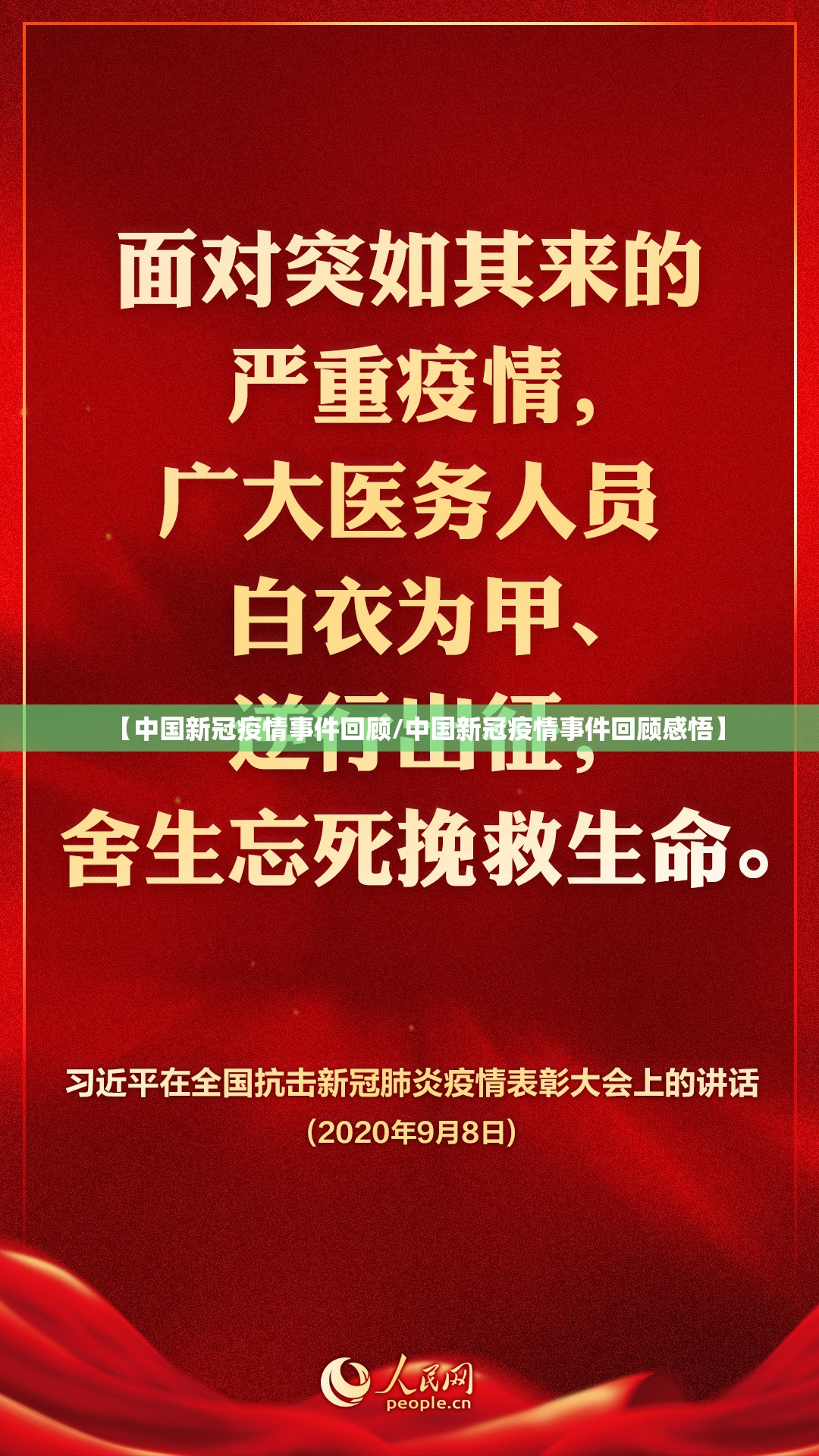 【中国新冠疫情事件回顾/中国新冠疫情事件回顾感悟】