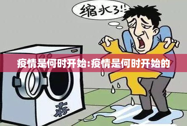 疫情是何时开始:疫情是何时开始的