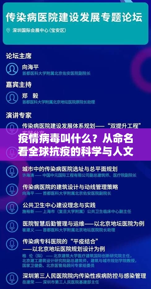 疫情病毒叫什么？从命名看全球抗疫的科学与人文