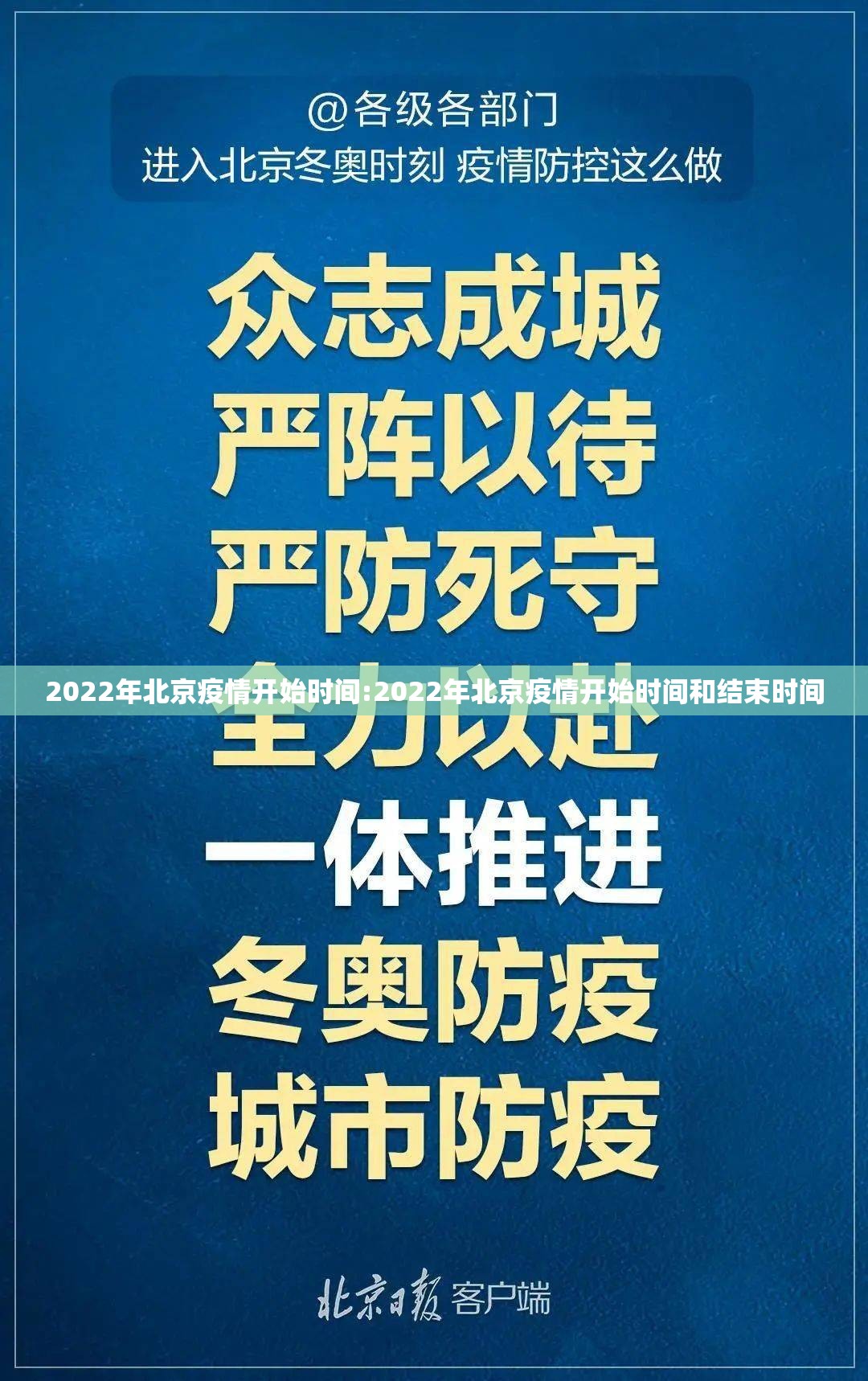 2022年北京疫情开始时间:2022年北京疫情开始时间和结束时间