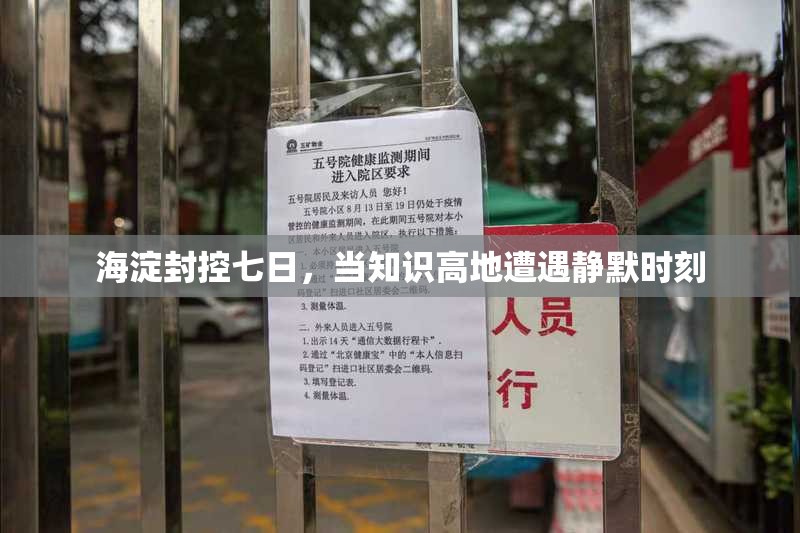 海淀封控七日，当知识高地遭遇静默时刻