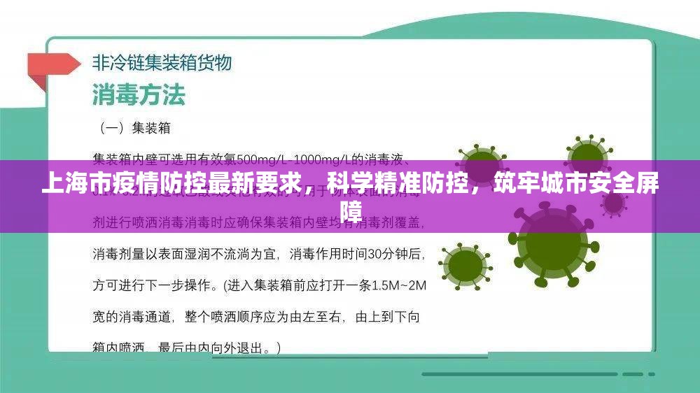 上海市疫情防控最新要求，科学精准防控，筑牢城市安全屏障