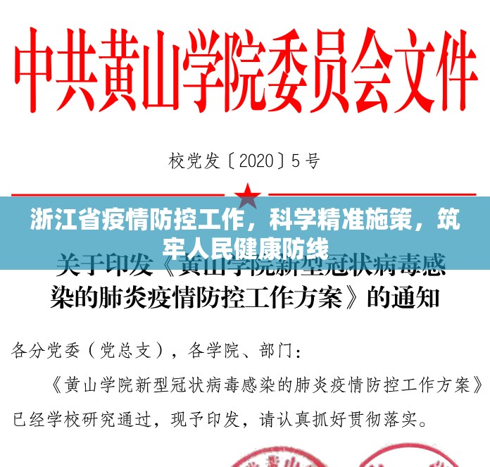 浙江省疫情防控工作，科学精准施策，筑牢人民健康防线