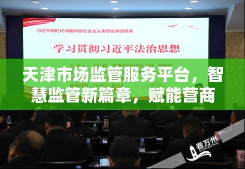 天津市场监管服务平台，智慧监管新篇章，赋能营商环境优化