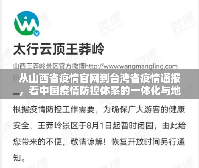 从山西省疫情官网到台湾省疫情通报，看中国疫情防控体系的一体化与地方实践