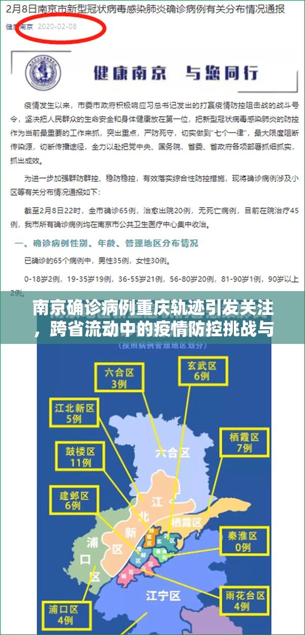 南京确诊病例重庆轨迹引发关注，跨省流动中的疫情防控挑战与应对