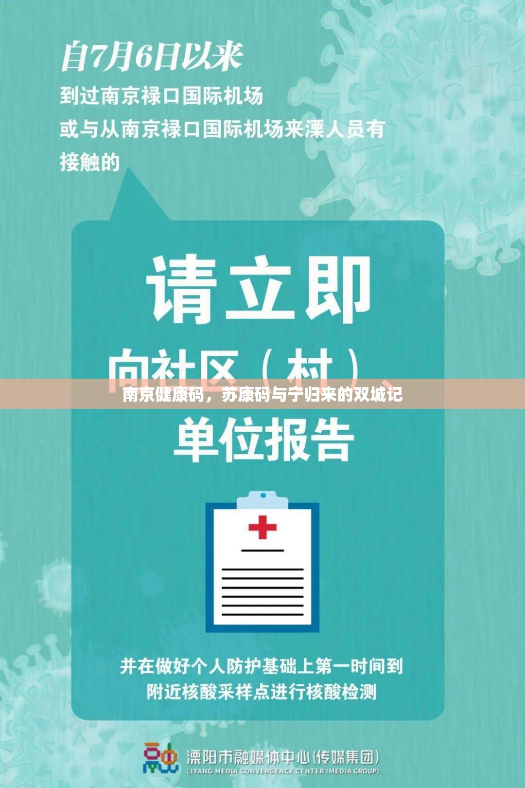 南京健康码，苏康码与宁归来的双城记