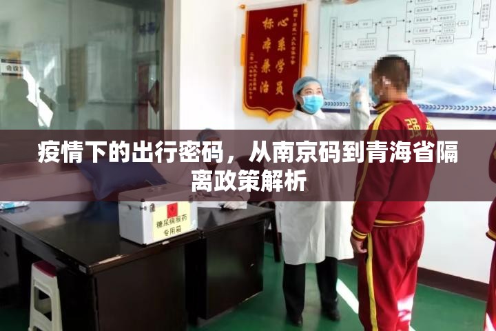 疫情下的出行密码，从南京码到青海省隔离政策解析