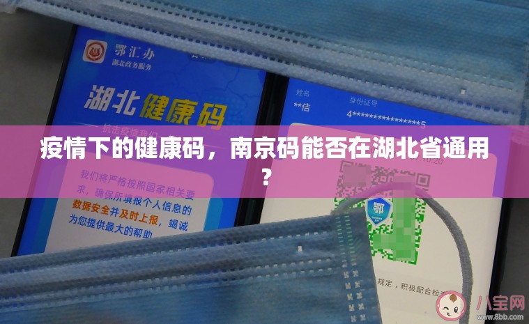 疫情下的健康码，南京码能否在湖北省通用？