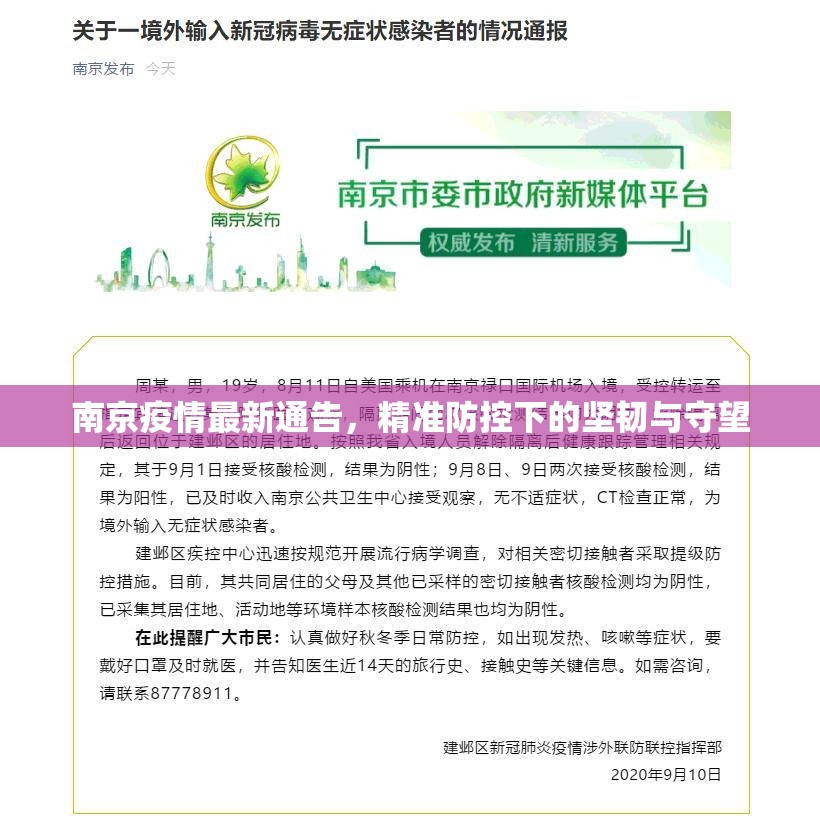 南京疫情最新通告，精准防控下的坚韧与守望